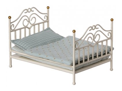 Maileg Vintage postýlka Vintage Bed Off White Micro