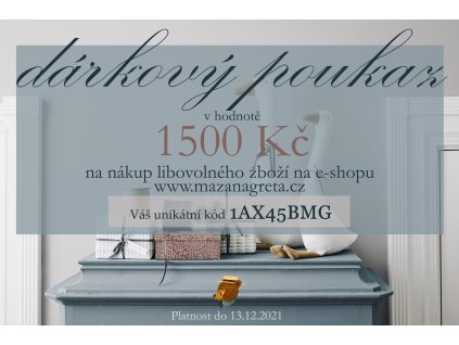 Darkovy poukaz maileg husy