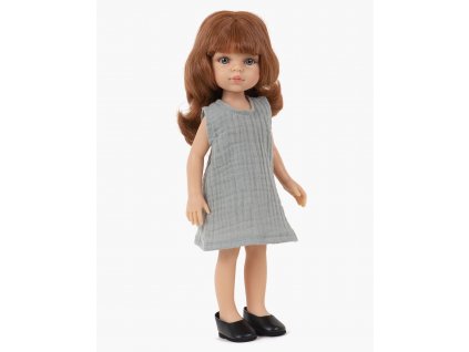 minikane collection amigas poupee christi et sa robe iva grise