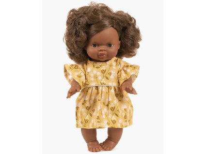 Collection Minikane poupee gordis nouveautes automne hiver 2021 robe daisy coton motif astronomia look2