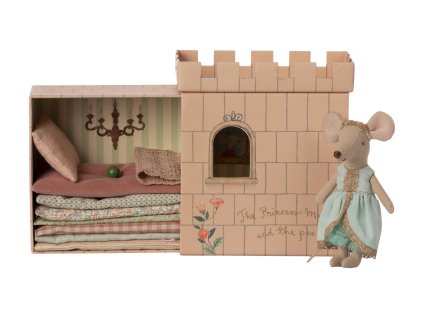 Maileg Myška princezna na hrášku Maileg Princess and the Pea, Big Sister Mouse