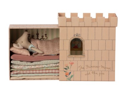 Maileg Myška princezna na hrášku Maileg Princess and the Pea, Big Sister Mouse