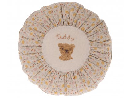 Maileg Malý kulatý polštářek Teddy Flower Merle  Maileg Cushion round small, Teddy flower