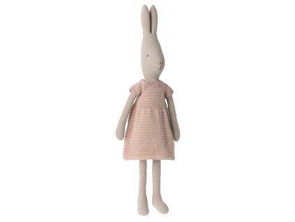 Maileg Zaječí slečna v pletených šatech, Size 4 Maileg Rabbit Size 4, Knitted Dress