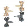 KS3129 4 PACK HAIR CLIPS BOW NUIT DE FLEURS Extra 0