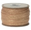 Maileg Široká dekorativní stuha Vintage Rose/Gold 20 m  Maileg Ribbon, 20 m