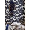 fermLIVING Tapeta Katie Scott Animals Dark Blue  fermLIVING Katie Scott Wallpaper Animals