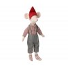 Maileg Šaty pro vánočního myšáka Medium  Maileg Christmas Clothes for Medium Mouse, Boy