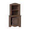 Maileg Rohová dřevěná skříňka Brown  Maileg Miniature Corner Cabinet