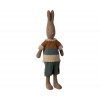 Maileg Zajíc ve svetru a kraťasech Size 2  Maileg Rabbit Size 2 Brown, Shirt and Shorts