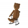Maileg Velké houpací křeslo pro zajíčky a medvědy Anthracite  Maileg Rocking Chair Mini - Anthracite