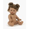 minikane poupee gordis 34cm a cheveux madeleine brune yeux dormeurs chignons