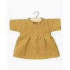 minikane dressing poupees gordis robe faustine a manches longues en gaze de coton camel