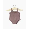 minikane dressing poupees gordis les ptits basiques body a bretelles en maille cotelee orchidee foncee et sa dentelle