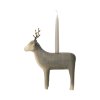 Maileg Dřevěný svícen Sob  Maileg Candle Holder, Medium Reindeer