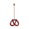 Maileg Vánoční kovová ozdoba Preclík s puntíčky  Maileg Metal Ornament Pretzel