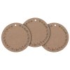 Maileg Jmenovky na dárky Round Brown 15 ks  Maileg Gift Tags, Large Round 15 pcs Brown