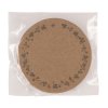 Maileg Jmenovky na dárky Round Brown 15 ks  Maileg Gift Tags, Large Round 15 pcs Brown