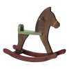 Maileg Dřevěný houpací koník pro myšky  Maileg Rocking Horse, Mouse - Dark Brown