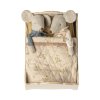 Maileg Dřevěná postýlka pro myšky  Maileg Bed, Mouse - Off White