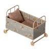 Maileg Postýlka na kolečkách Powder  Maileg Cot Bed, Micro - Powder