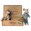 Maileg Máma a táta v krabičce od doutníků 2025  Maileg Mum and dad mice in cigarbox