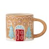 Bloomingville Vánoční hrneček s pokličkou  Bloomingville Ginnie Mug, Brown, Stoneware