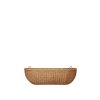 fermLIVING Nástěnná proutěná polička / košík  fermLIVING Braided Wall Pocket - 75x25 - Natural