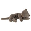 Maileg Plyšové koťátko spinkací Grey  Maileg Sleeping Kitten Plush, Medium - Grey