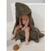 LW12564 Albert hooded towel 9458 Mr bear khaki Extra 2