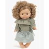 Collection Minikane poupee gordis nouveautes automne hiver 2021 ensemble colette lin coton vert olive the vert look