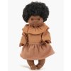 Collection Minikane poupee gordis nouveautes automne hiver 2021 ensemble colette lin coton cassonade look