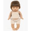 Collection Minikane poupee gordis nouveautes automne hiver 2021 les ptits basiques dessous garcon lin look
