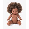 minikane poupee exclusive charlie chatain brun cheveux boucles aux yeux bleus