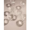 fermLIVING Skleničky na šampaňské set 2 ks  fermLIVING Ripple Champagne Saucers Set of 2 Clear