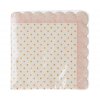 Maileg Papírové ubrousky Rose Dots  Maileg Napkin Rose Dots