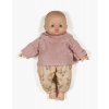 minikane collection accessoires et dressing poupees babies 28cm ensemble coline avec top colette plumetis rosethe et son pantalon gaston elastique fleurs davril