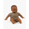 minikane collection accessoires et dressing poupees babies 28cm oscar petit garcon afrique assis