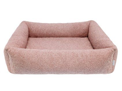 orthopedic dog bed harmony pink bowlandbonerepublic p1