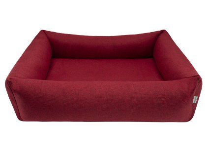 orthopedic dog bed bliss red bowlandbonerepublic p1