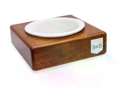 dog bowl solo ceramic brown bowlandbonerepublic p1