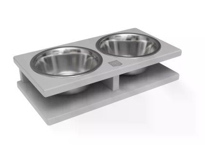 dog bowl grande grey bowlandbonerepublic p1