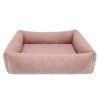 orthopedic dog bed harmony pink bowlandbonerepublic p1