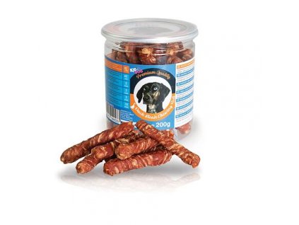 KIDDOG kachní steak na buvolí tyčince - PREMIUM QUALITY 200 g dóza