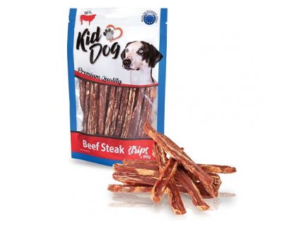 KIDDOG hovězí steak v proužku 80 g