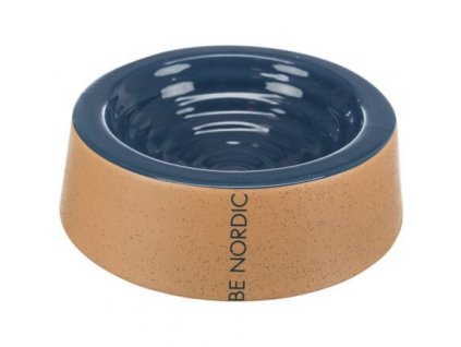 BE NORDIC keramická miska,  0.2 l/ø 16 cm,  tmavě-modrá/béžová - DOPRODEJ