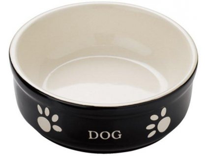 Nobby DOG miska černo-béžová 12,0 x 3,7 cm 130ml