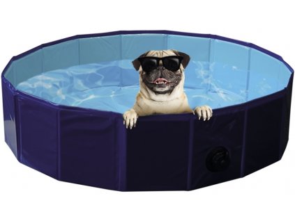Nobby bazén pro psa skládací modrý L 160x30cm