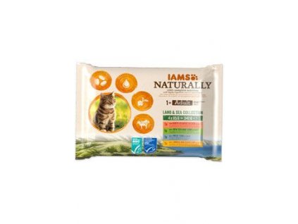 Iams Cat Adult mix masa v omáčce multipack 4x85g