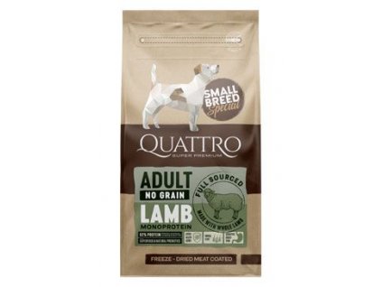 QUATTRO Dog Dry SB Adult Jehně 7kg